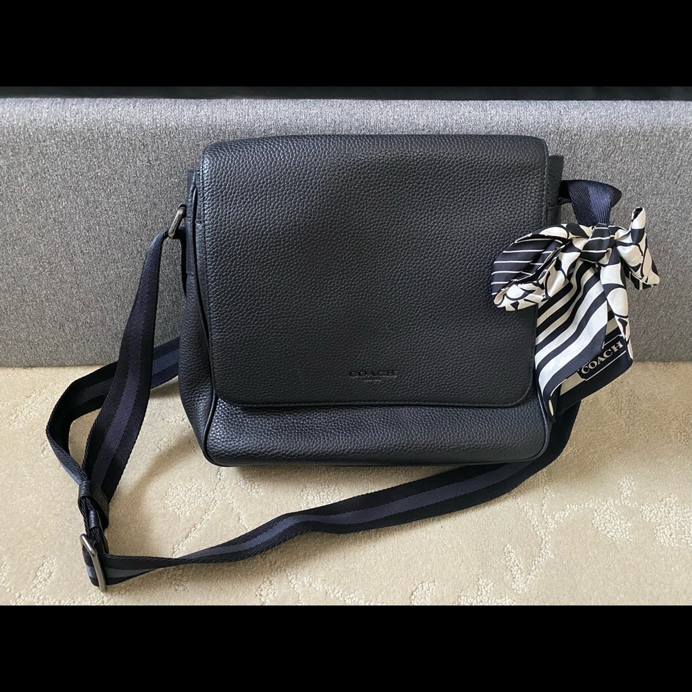 Coach Black Messenger Bag